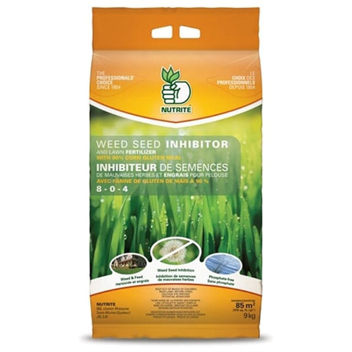 Nutrite Weed Seed Inhibitor & Fertilizer 100% Natural 8-0-4 9kg - Garden Centre - Nursery