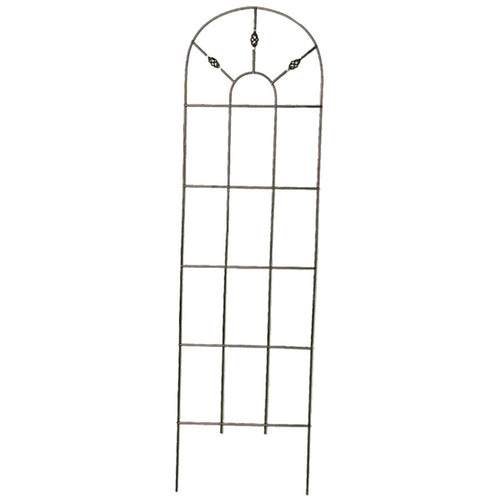 Plant Support Wire Arch Trellis Venetian 3/8in 84x24in Black - Garden Centre - Nursery