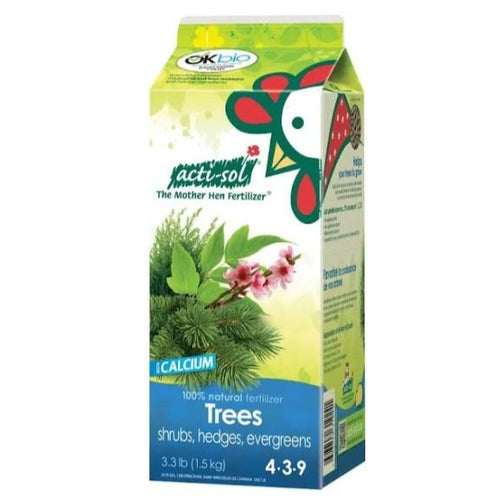 Acti-Sol Hen Manure Evergreen and Shrub Fertilizer 4-3-9 1.5kg - Garden Centre - Nursery