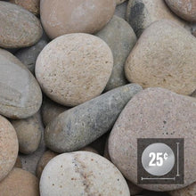 Load image into Gallery viewer, Mexican Beach Pebble - Tan 2&quot;-3&quot;18kg - Garden Centre - Nursery
